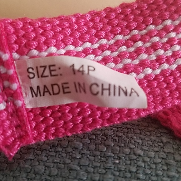 *New* LANDS END Pretty in Pink Cloth Belt,Fun Pop! - Picture 3 of 5